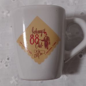 Vintage 1950s Johnny's 88 Club espresso cup/shot glass